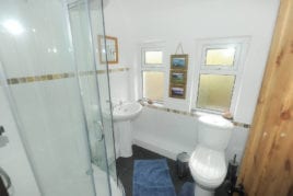 Shower room, Lower Pitton Farmhouse, Rhossili, Gower Peninsula