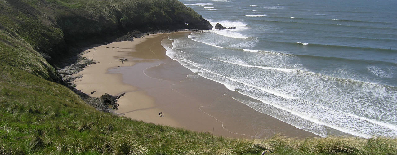 Blue pool Corner in Llangennith on the Gower Peninsula