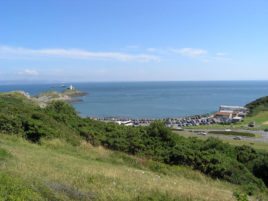 Bracelet and Limeslade Bays in Mumbles near the Gower Peninsula