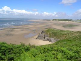 Broughton Bay in Llangennith on the Gower Peninsula