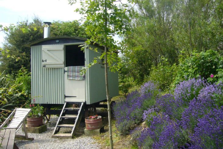 Y Cwtch Shepherd's Hut, Rhossili, Swansea in the Gower Peninsula