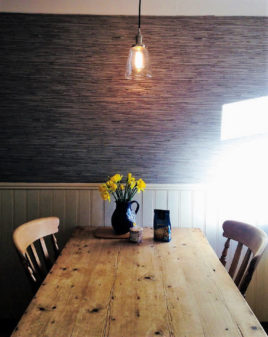 Dining room of Limetree Cottage Port Eynon self-catering Gower Peninsula