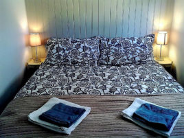 Double bedroom of Limetree Cottage Port Eynon self-catering Gower Peninsula