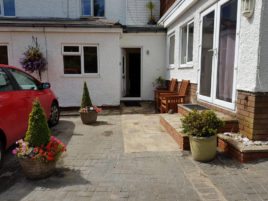 The entrance to Sea Breeze Apartment 2, Horton, Gower