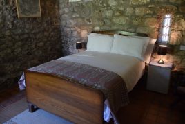 The downstairs second bedroom at Delvid Stables holiday home, Llangennith, Gower