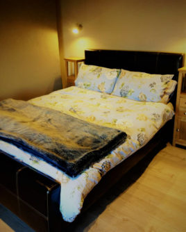 Master bedroom of Limetree Cottage Port Eynon self-catering Gower Peninsula