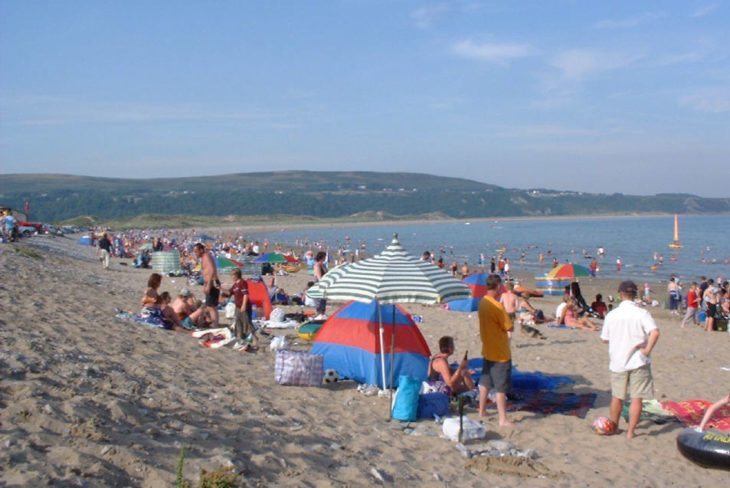 Oxwich Bay on the Gower Peninsula