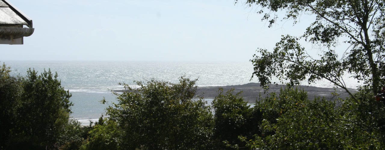 View of Port Eynon Bay from Rock Cottage in Horton