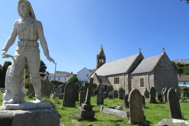 St Cattwg's Church, Port Eynon, Gower Peninsula, Swansea