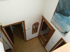 The hallway of The Bower cottage, Rhossili, Gower