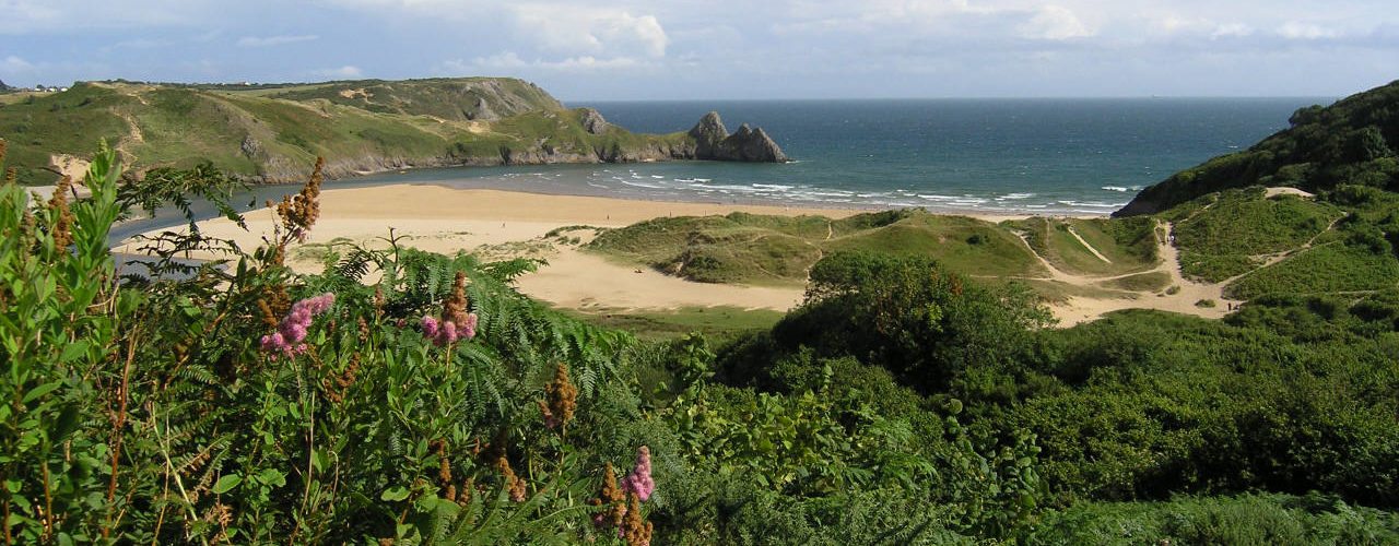 Three Cliffs Bay, Gower Peninsula, Swansea