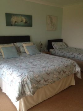 Triple bedroom at Hills Court, Bed and Breakfast, Reynoldston, Gower near Swansea