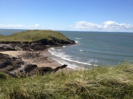The beach over the Dunes close to Delvid Stables holiday cottage, Llangennith, Gower