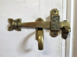 Door decoration at Plum Cottage Llangennith self-catering Gower Peninsula