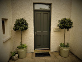 Entrance to Plum Cottage Llangennith self-catering Gower Peninsula