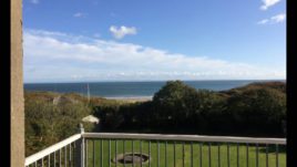 The view from The Hollies self-catering accommodation, Horton, Gower Peninsula