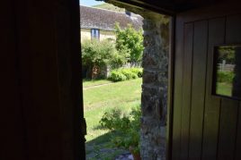 The entrance to Delvid Stables holiday cottage, Llangennith, Gower