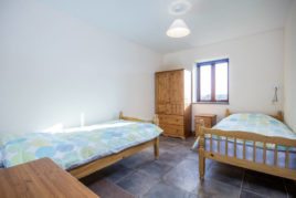 The second bedroom at The Tractor House holiday cottage, Llethryd, Gower near Swansea