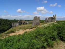 Pennard Castle on the Gower Peninsula