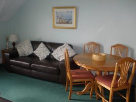 The sitting room at The Hollies, Horton, Gower