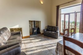 The sitting room at The Barn holiday cottage, Llethryd, Gower Peninsula