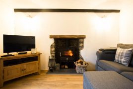 The sitting room at The Bower Cottage self-catering cottage, Port Eynon, Gower