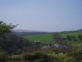 The view from The Barn holiday cottage, Llethryd Gower Peninsula