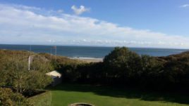 The beautiful sea view from Hollies self-catering cottage, Horton, Gower