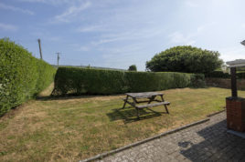 The back garden at Faircroft, Rhossili