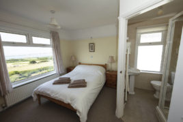 The en-suite shower room at Faircroft, Rhossili