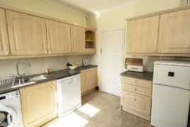 The kitchen at Faircroft, Rhossili