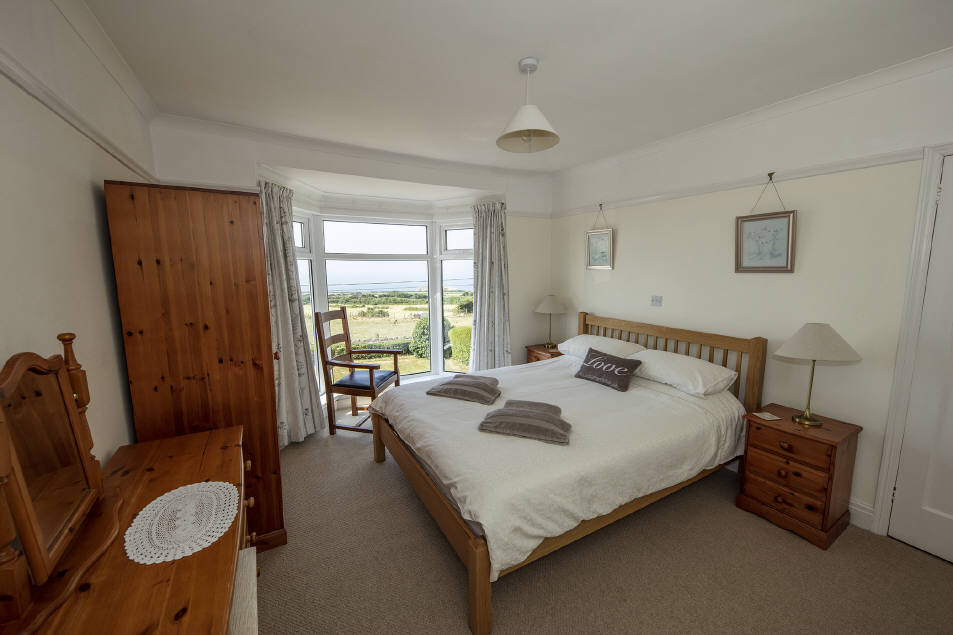 The master bedroom at Faircroft holidays, Rhossili, Gower, Swansea