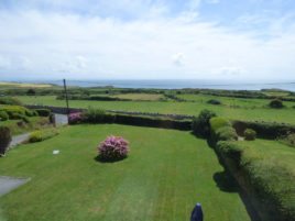 The view from the en-suite bedroom at Faircroft, Rhossili