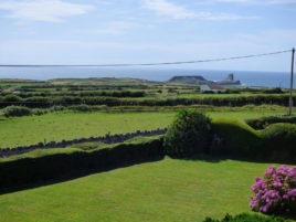 View of Worms Head Rhossili from Faircroft