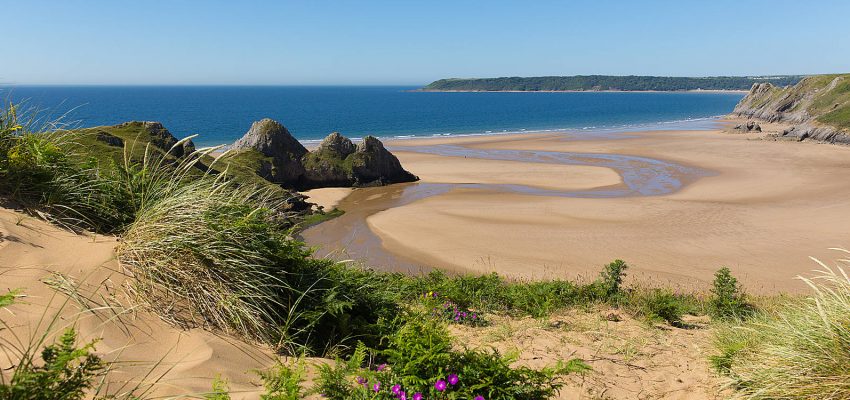 Gower Peninsula, Three Cliffs Bay