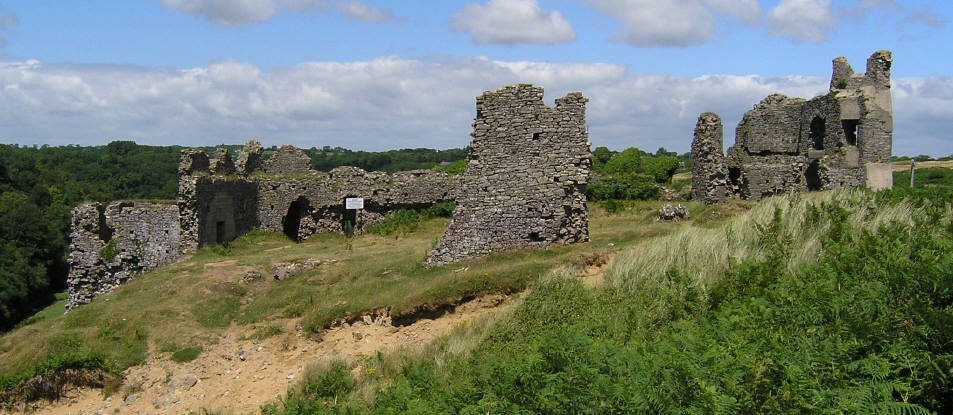 The ruins of Pennard Castle are steeped in legend