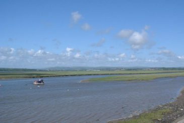 The estuary at Penclawdd on the Gower Peninsula