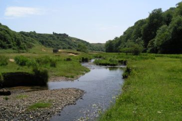 The stream flowing from Parkmill to Three Cliffs Bay, Gower Peninsula