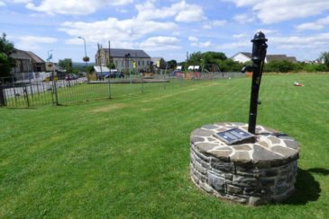 The old water pump at Three Crosses, Swansea