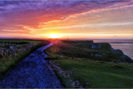 Sunset at Worms Head, Rhossili