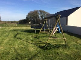 Play area at Corn Cottage, Rhossili, Gower